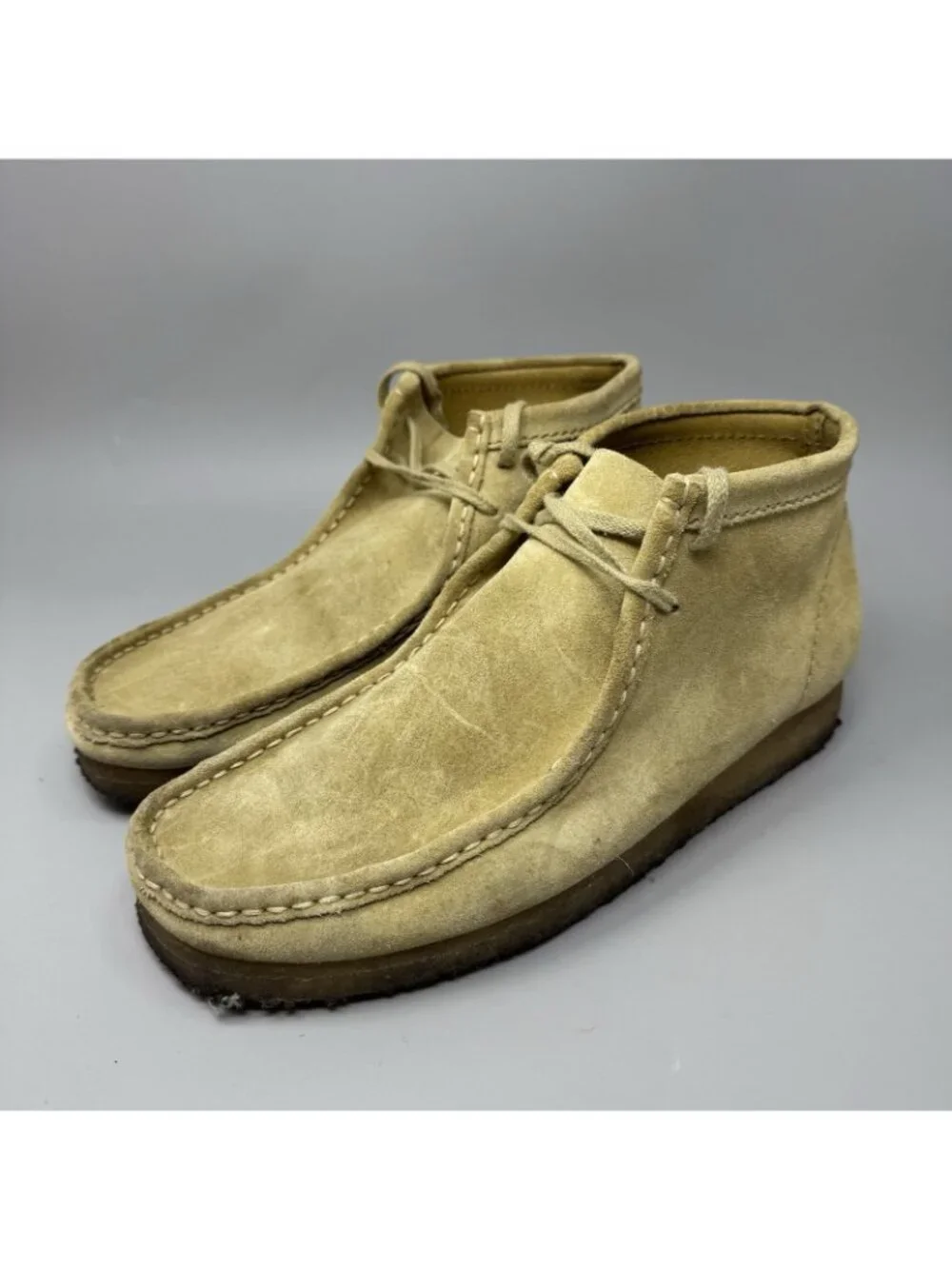 Clarks Stinson Hi Sand Suede Wallabees Ankle Dress Casual Boots Chukka Men 11.5